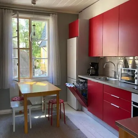 Scandinavian Style Wooden House Flat Apartment Turku